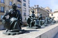 Statues front of Orsay Museum (MusÃ©e d'Orsay), Paris